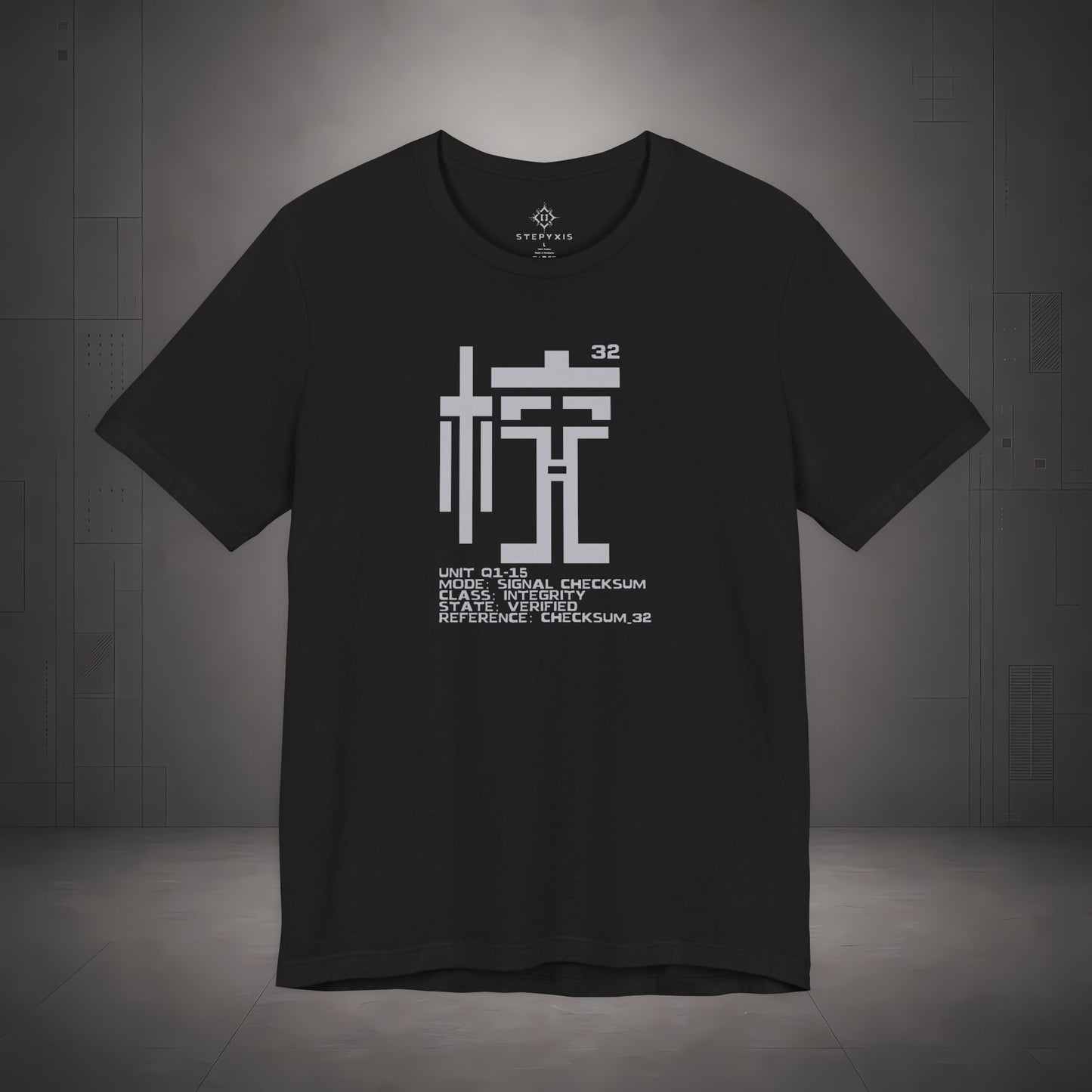 STEPYXIS Q1-15 Signal Checksum Graphic Tee