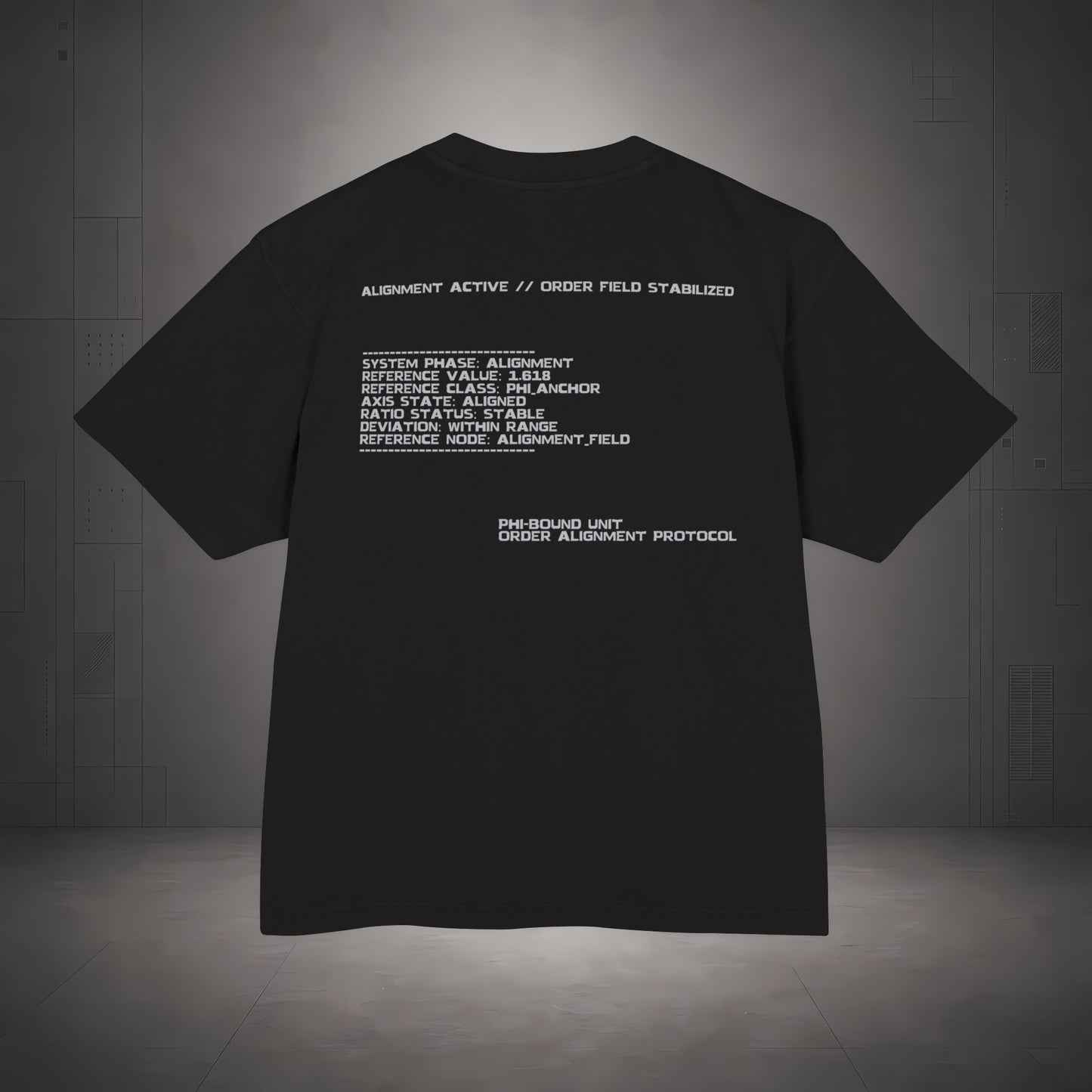 STEPYXIS Q1-01 Alignment Garment-Dyed Heavy Tee