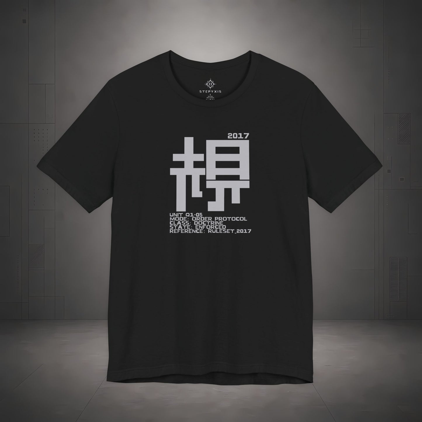 STEPYXIS Q1-05 Order Protocol Graphic Tee