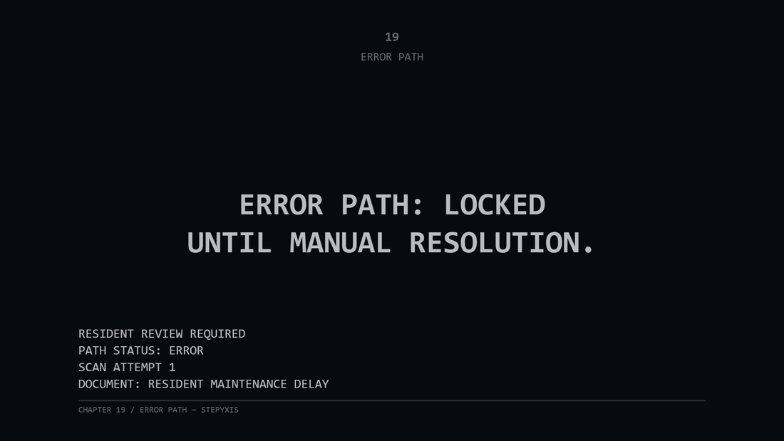 Chapter 19 — Error Path