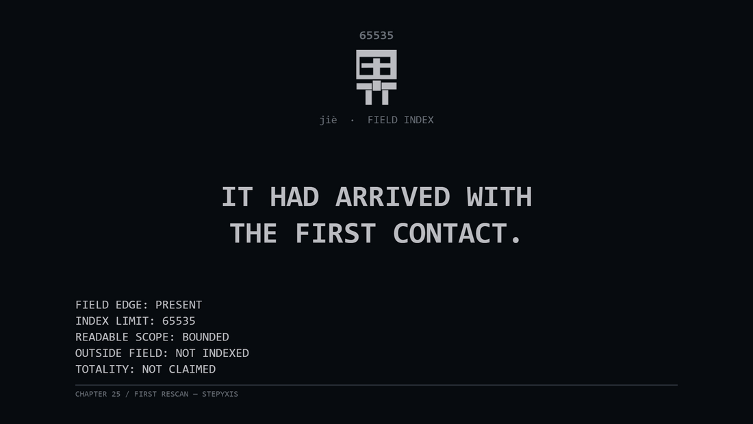 Chapter 25 — First Rescan