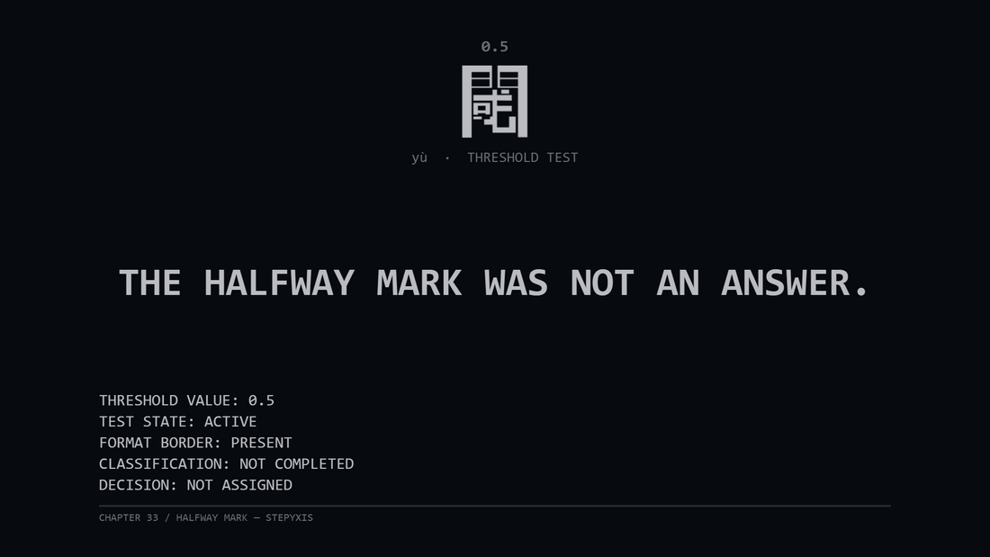 Chapter 33 — Halfway Mark