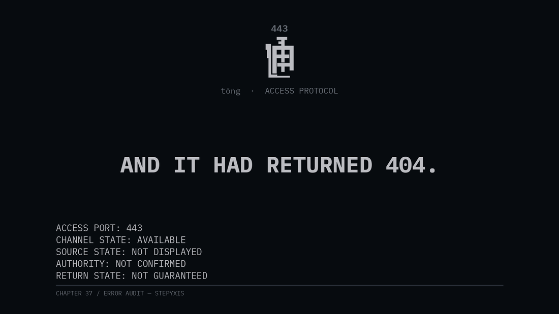 Chapter 37 — Error Audit