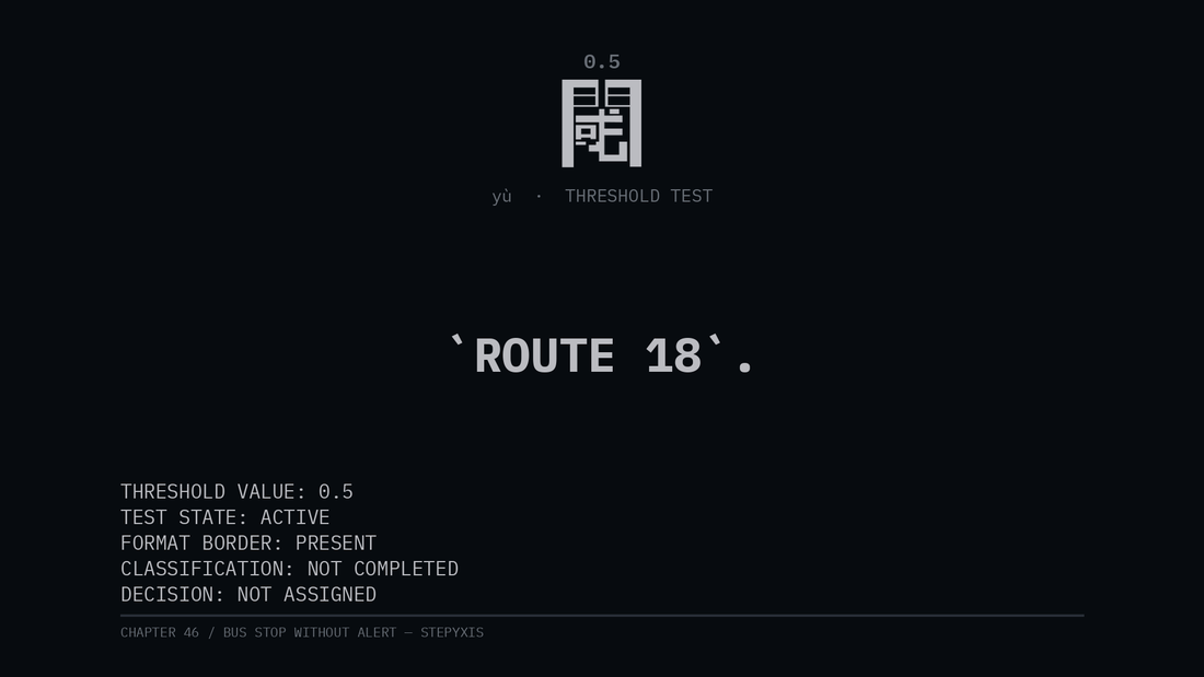 Chapter 46 — Bus Stop Without Alert