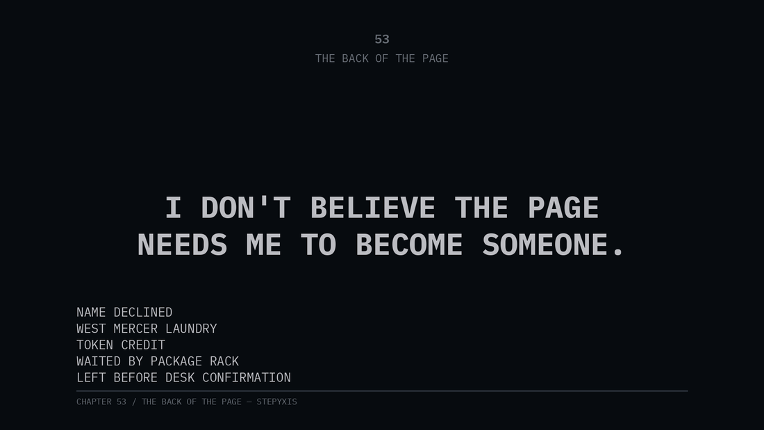 Chapter 53 — The Back of the Page