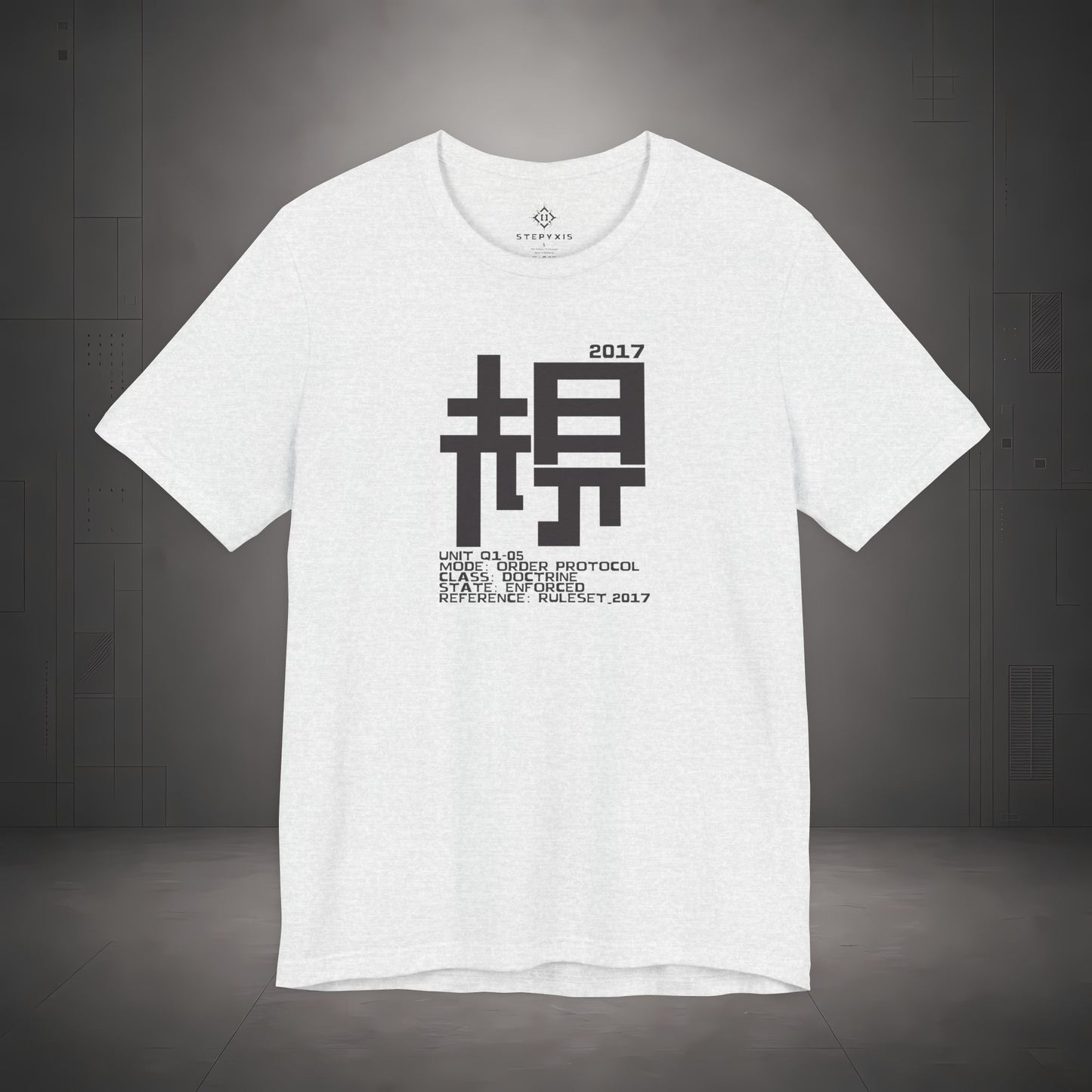 STEPYXIS Q1-05 Order Protocol Graphic Tee