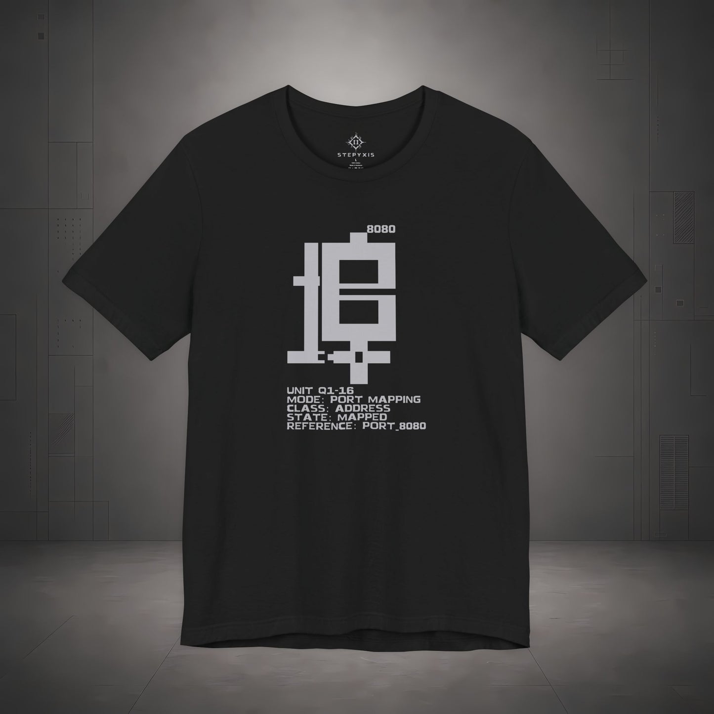 STEPYXIS Q1-16 Port Mapping Graphic Tee