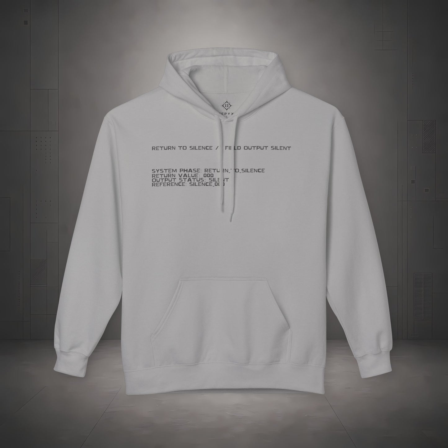 STEPYXIS Q1-22 Return to Silence Protocol Hoodie