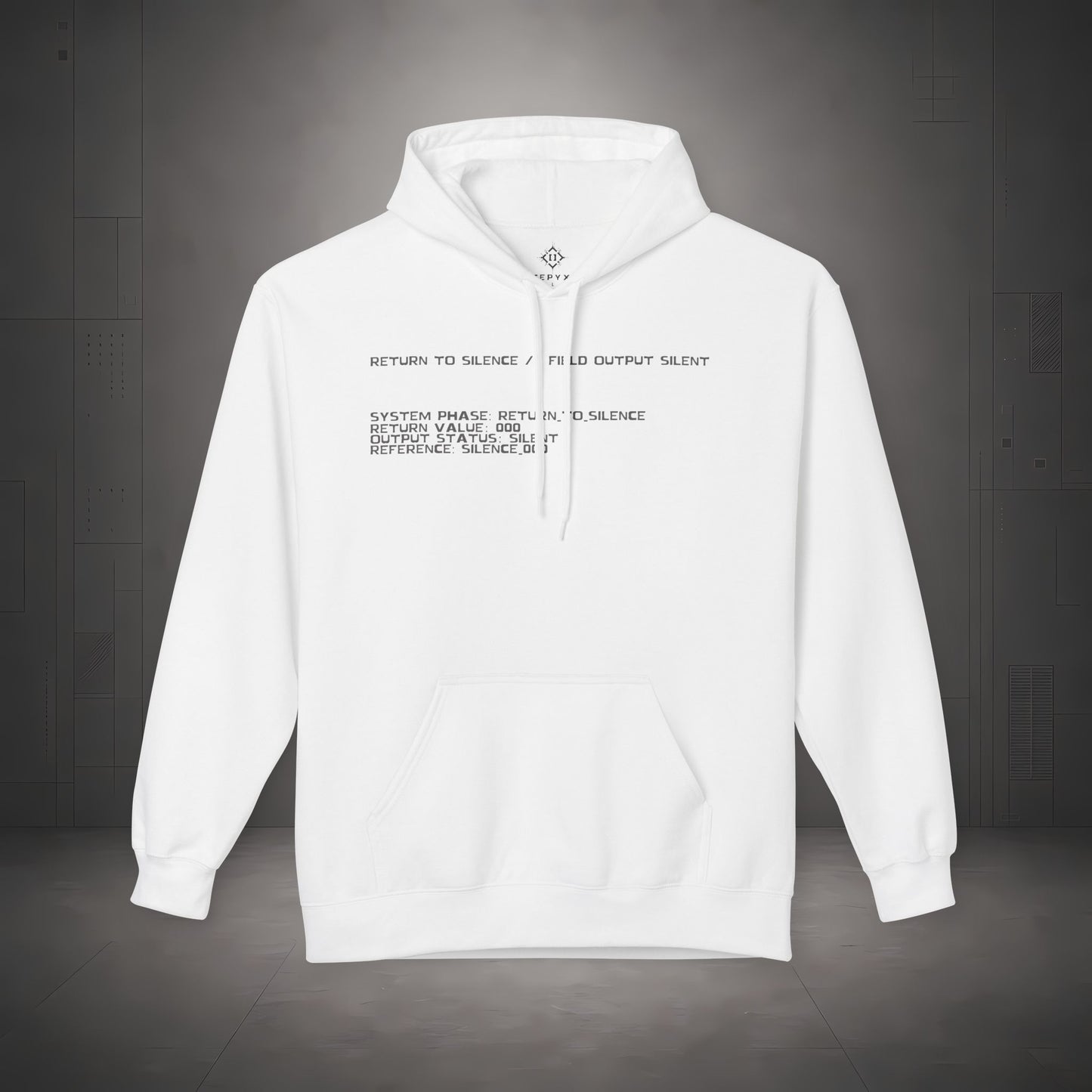 STEPYXIS Q1-22 Return to Silence Protocol Hoodie