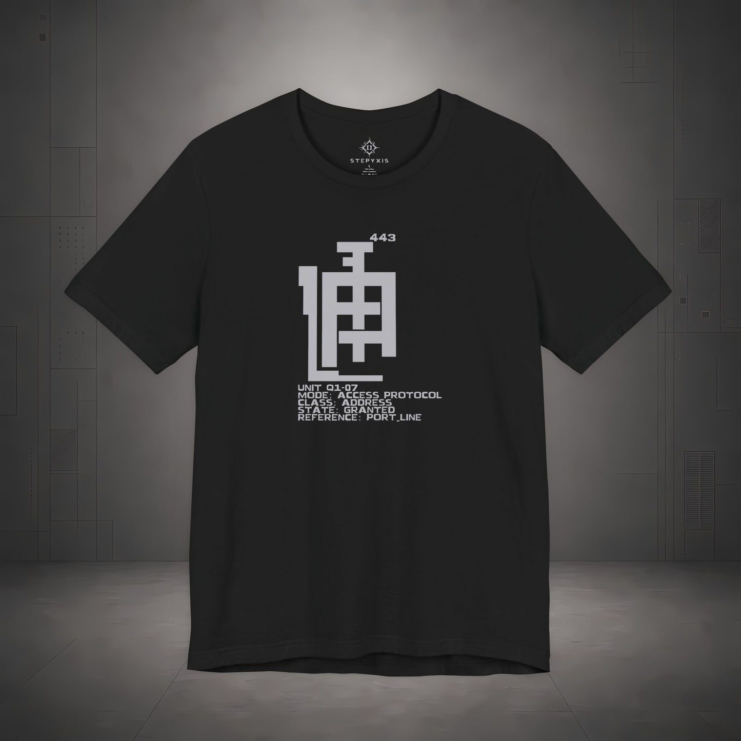 STEPYXIS Q1-07 Access Protocol Graphic Tee
