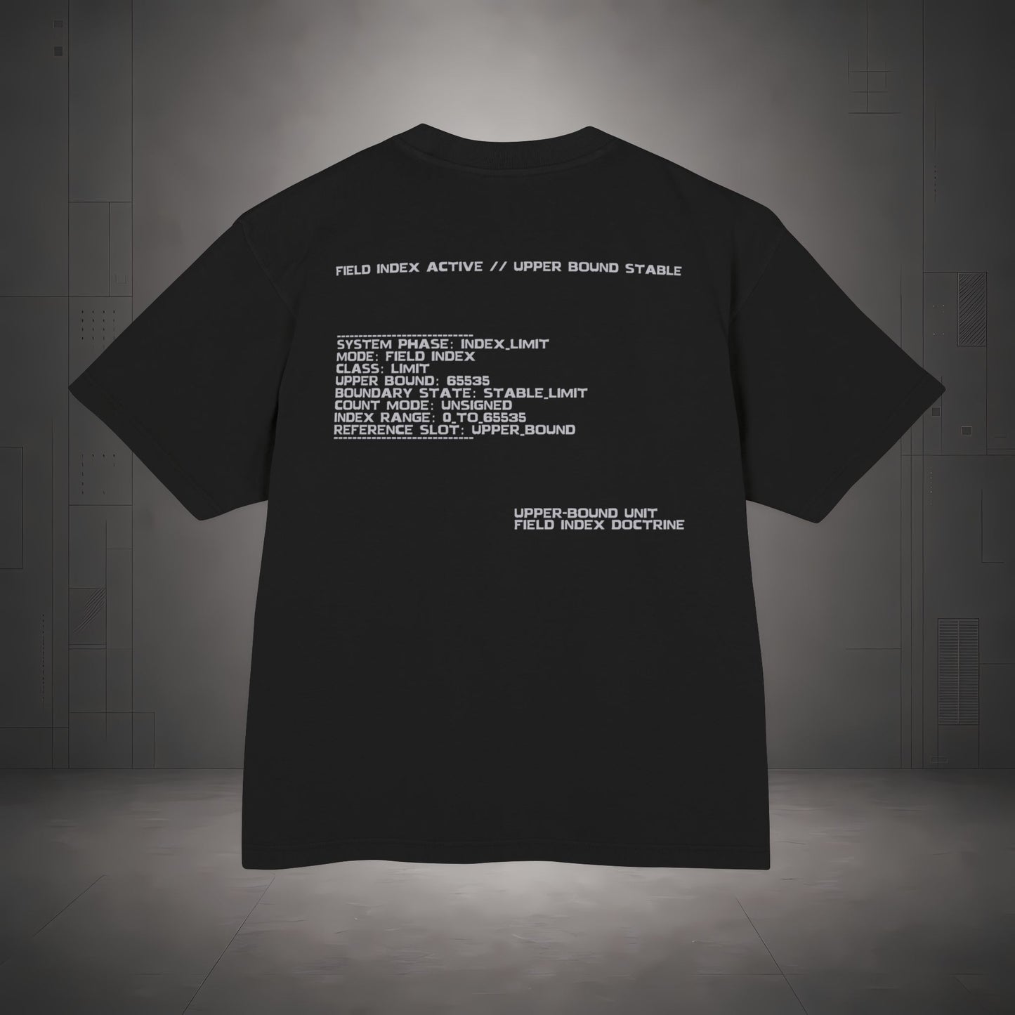 STEPYXIS Q1-08 Field Index Garment-Dyed Heavy Tee