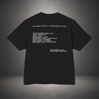 STEPYXIS Q1-08 Field Index Garment-Dyed Heavy Tee