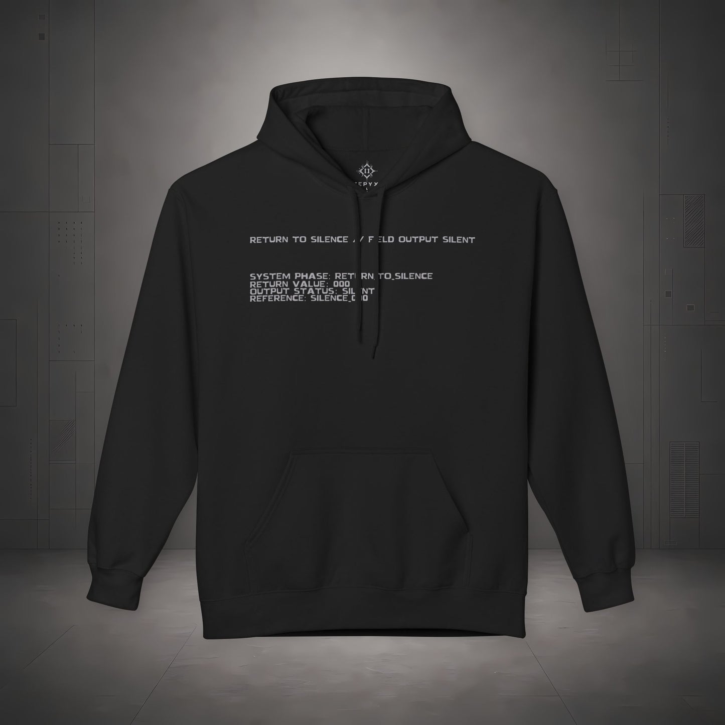 STEPYXIS Q1-22 Return to Silence Protocol Hoodie