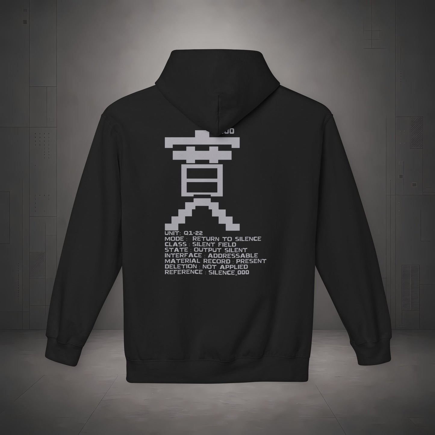 STEPYXIS Q1-22 Return to Silence Protocol Hoodie