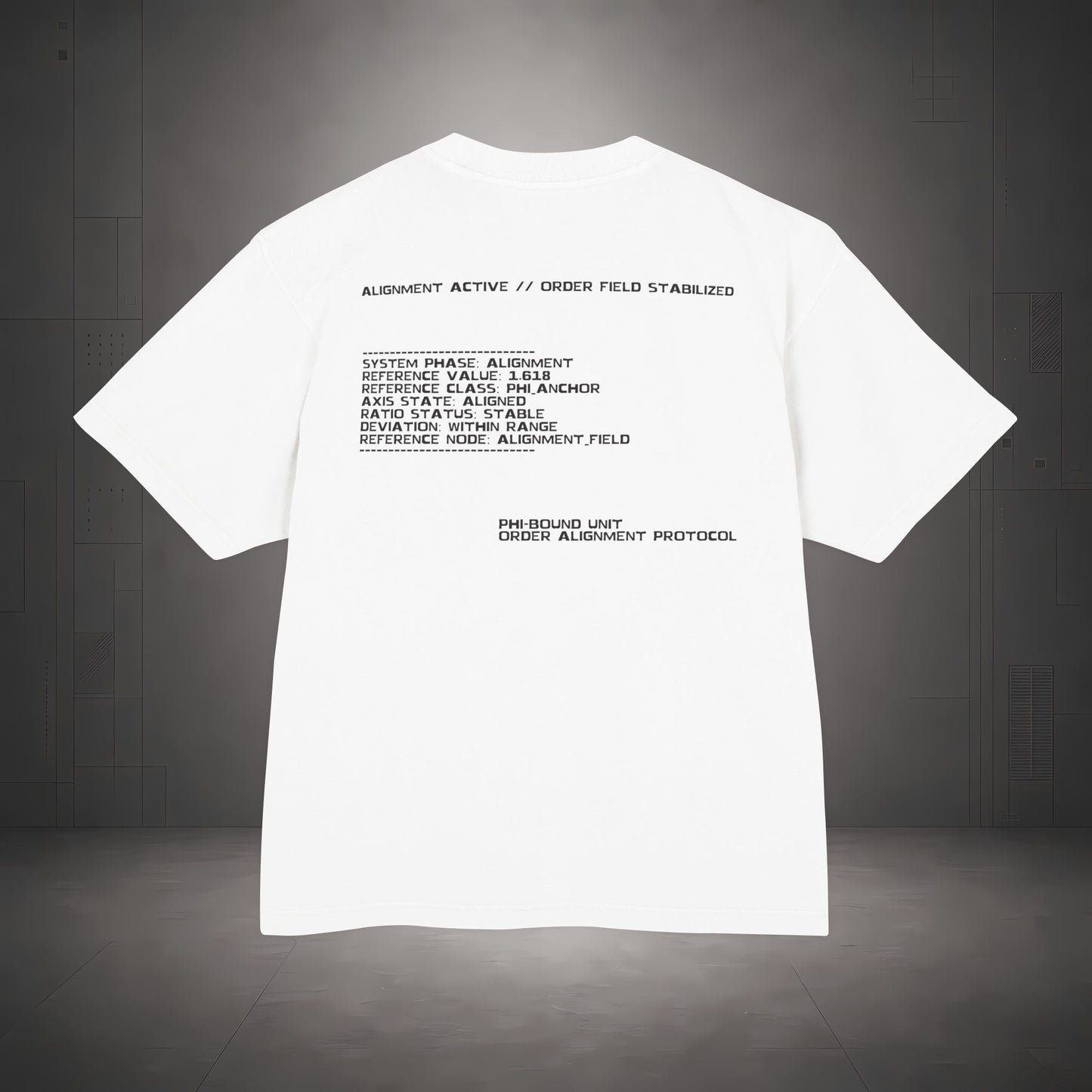 STEPYXIS Q1-01 Alignment Garment-Dyed Heavy Tee
