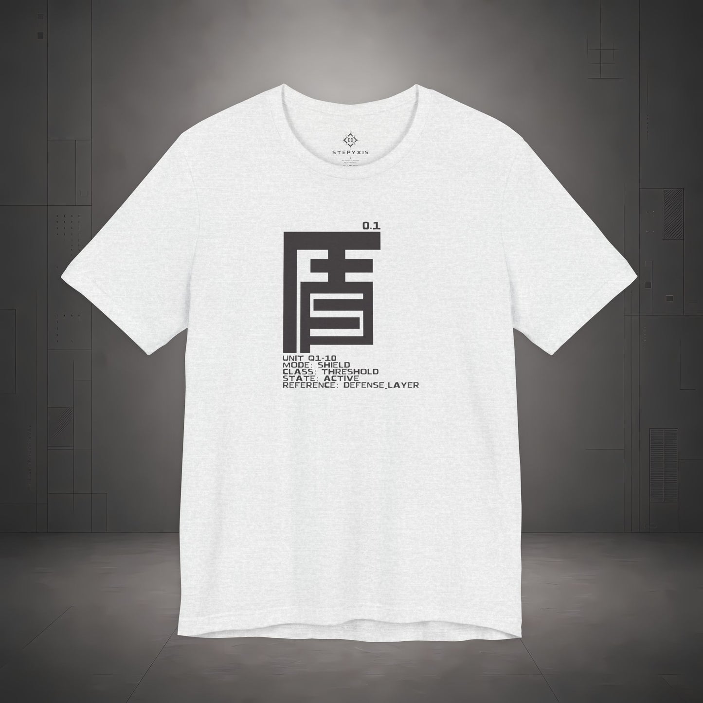 STEPYXIS Q1-10 Shield Graphic Tee