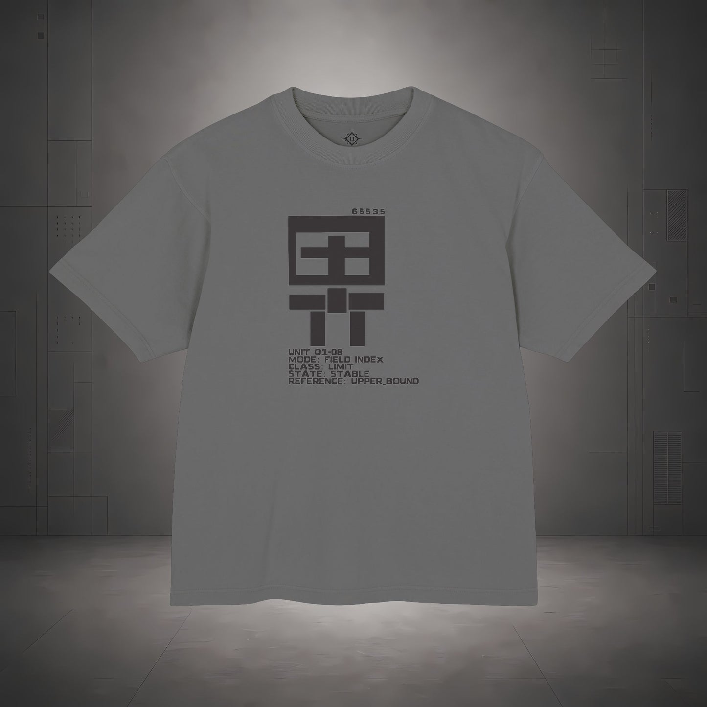 STEPYXIS Q1-08 Field Index Garment-Dyed Heavy Tee