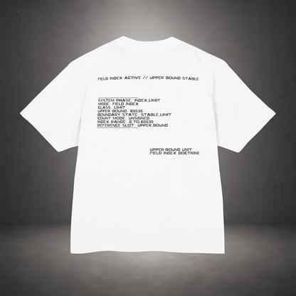 STEPYXIS Q1-08 Field Index Garment-Dyed Heavy Tee