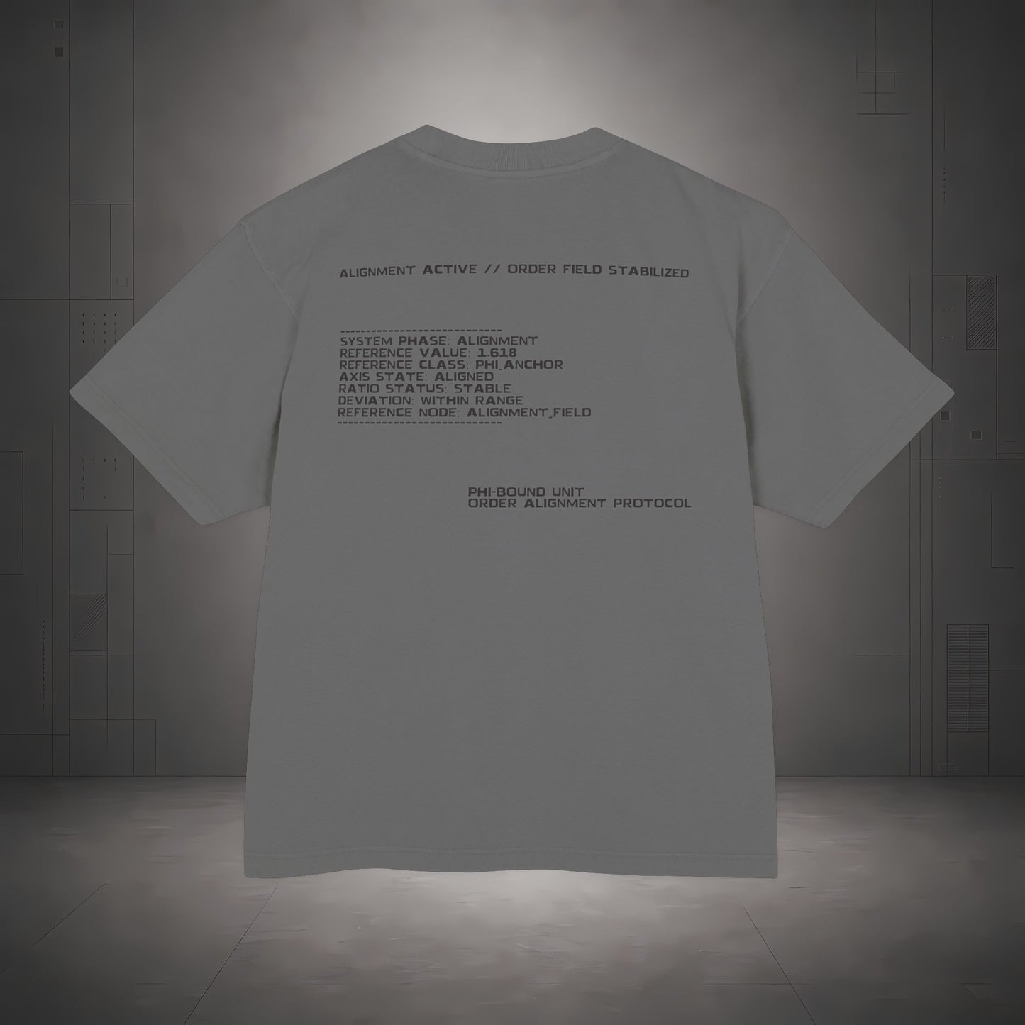 STEPYXIS Q1-01 Alignment Garment-Dyed Heavy Tee