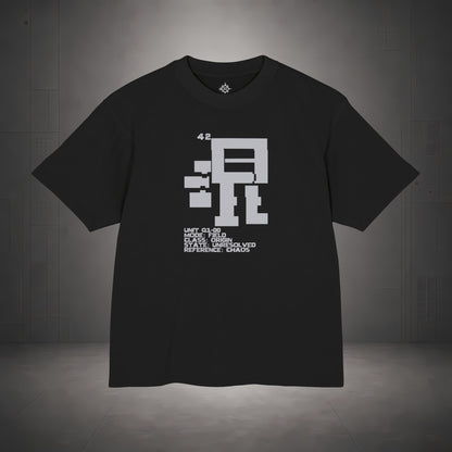 STEPYXIS Q1-00 Chaos Field Garment-Dyed Heavy Tee