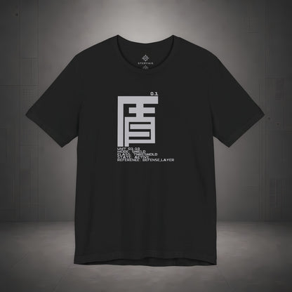 STEPYXIS Q1-10 Shield Graphic Tee