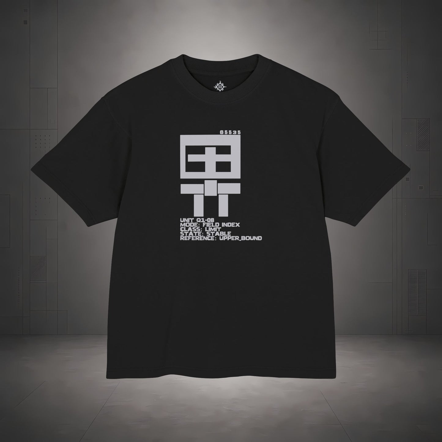 STEPYXIS Q1-08 Field Index Garment-Dyed Heavy Tee
