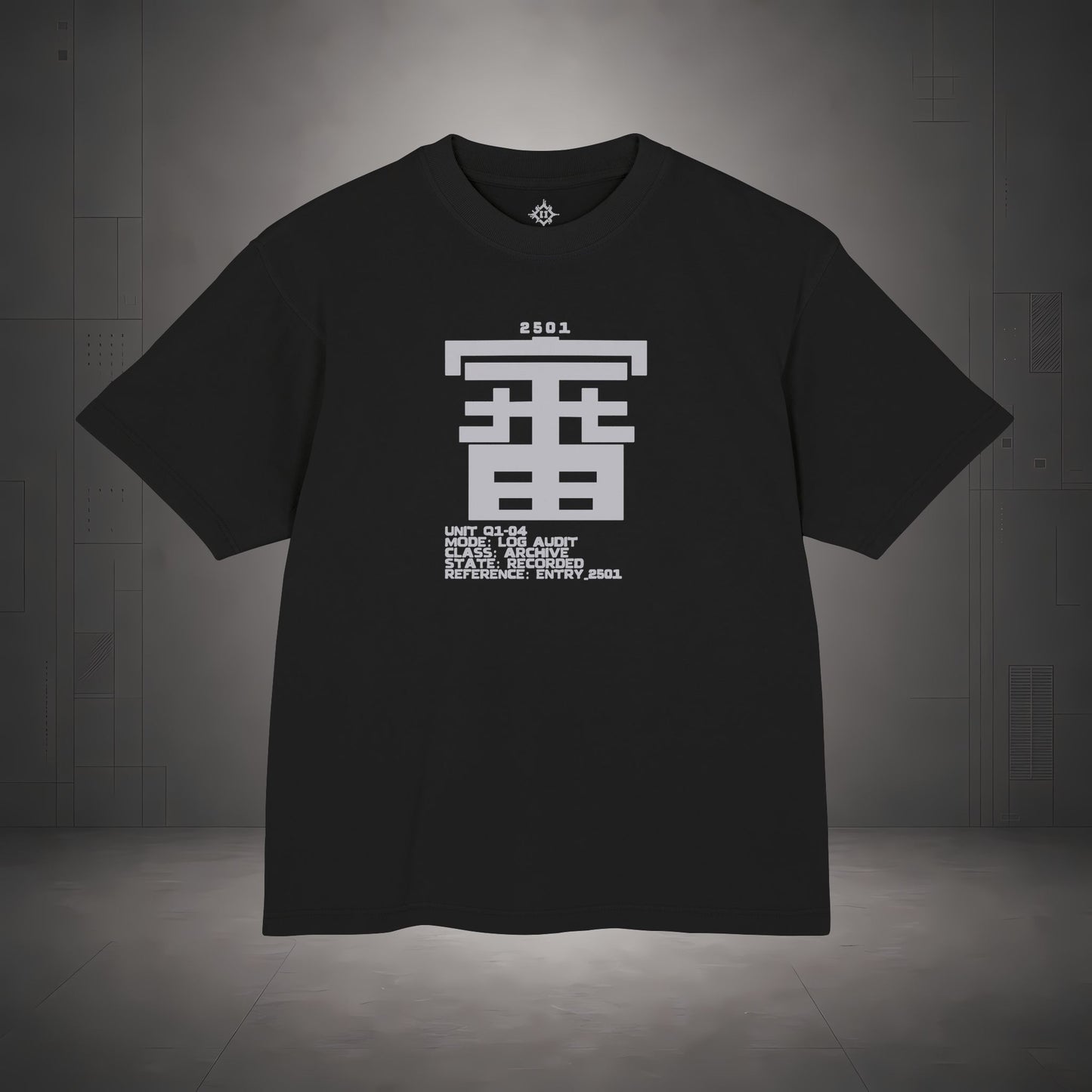 STEPYXIS Q1-04 Log Audit Garment-Dyed Heavy Tee